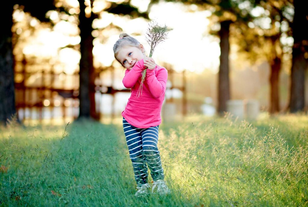 nature lover pose