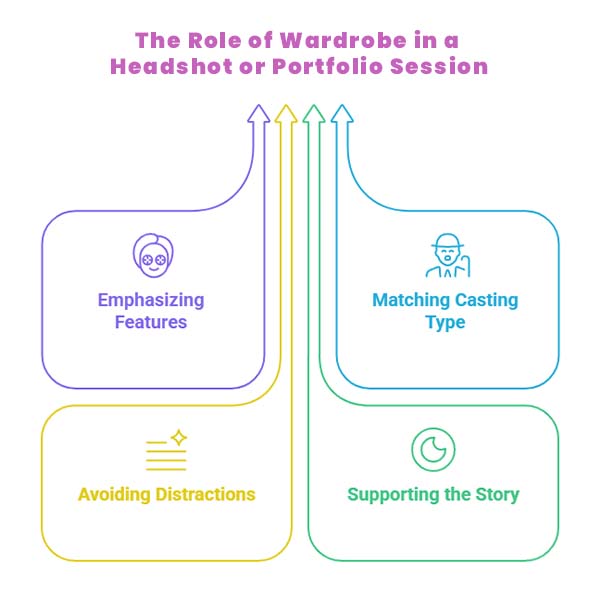 The Role of Wardrobe in a Headshot or Portfolio Session